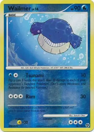 Wailmer Reverse Holo 58 Normal