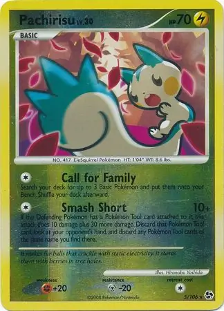 Pachirisu Reverse Holo 5 Normal