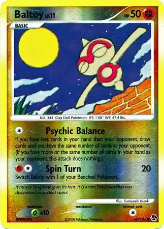 Baltoy Reverse Holo 60 Normal
