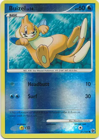 Buizel Reverse Holo 61 Normal