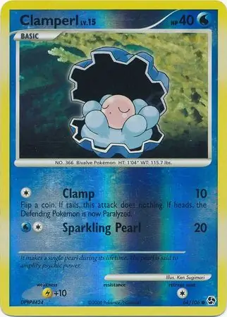 Clamperl Reverse Holo 64 Normal