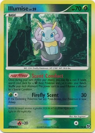 Illumise Reverse Holo 71 Normal