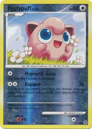 Jigglypuff Reverse Holo 72