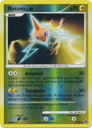 Rotom Reverse Holo 7