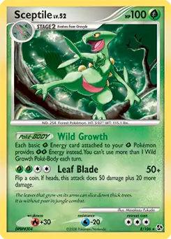 Sceptile Holo 8