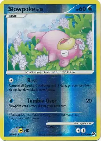 Slowpoke Reverse Holo 82 Normal