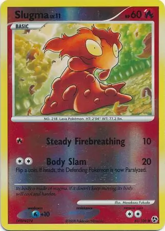 Slugma Reverse Holo 83 Normal