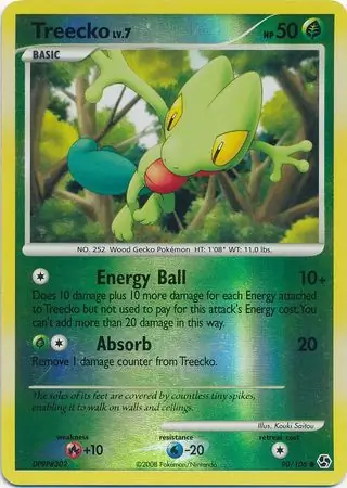 Treecko Reverse Holo 90