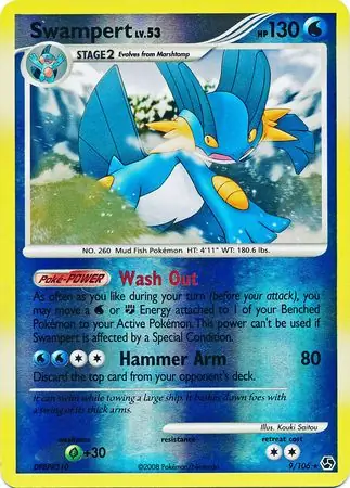 Swampert Reverse Holo 9 Normal