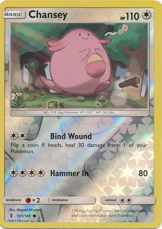 Chansey Reverse Holo 101 Normal
