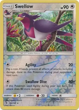 Swellow Reverse Holo 104