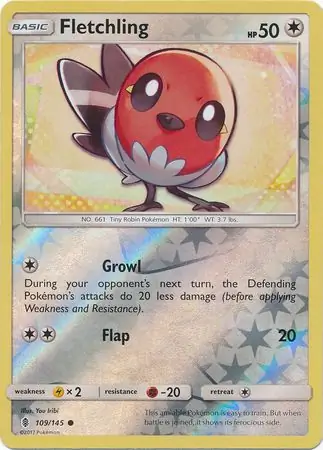 Fletchling Reverse Holo 109 Normal