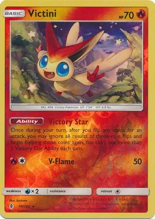 Victini Reverse Holo 10 Normal