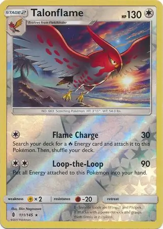 Talonflame Reverse Holo 111 Normal