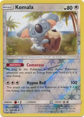 Komala Reverse Holo 114 Normal