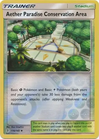 Aether Paradise Conservation Area Reverse Holo 116 Normal