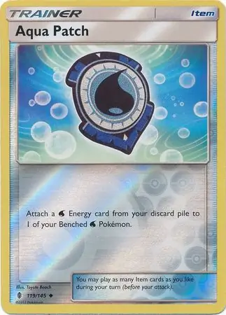 Aqua Patch Reverse Holo 119 Normal