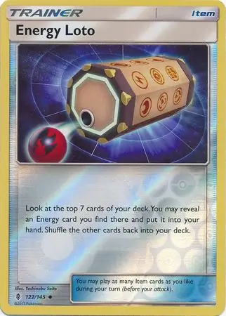 Energy Loto Reverse Holo 122 Normal