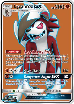Full Art Lycanroc GX 138 Normal
