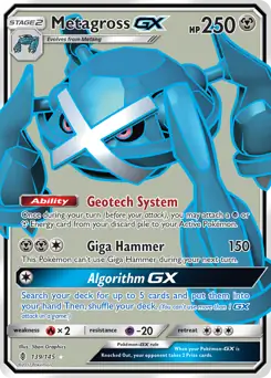 Full Art Metagross GX 139