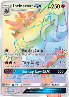 Incineroar GX Secret 147 Normal
