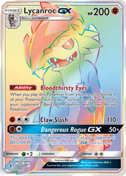Lycanroc GX Secret 156 Normal