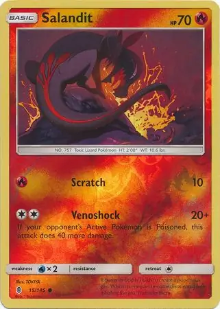 Salandit Reverse Holo 15 Normal