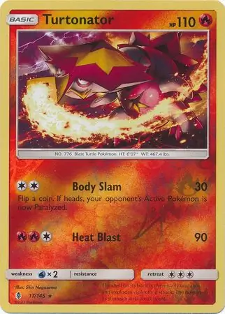 Turtonator Reverse Holo 17 Normal