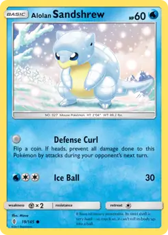 Alolan Sandshrew 19 Normal