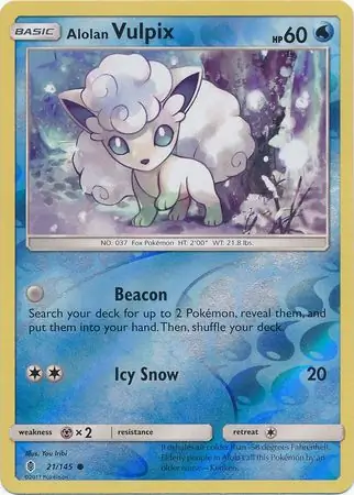 Alolan Vulpix Reverse Holo 21