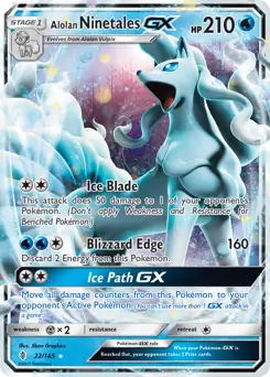 Alolan Ninetales GX 22 Normal