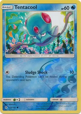 Tentacool Reverse Holo 23 Normal
