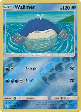 Wailmer Reverse Holo 29 Normal