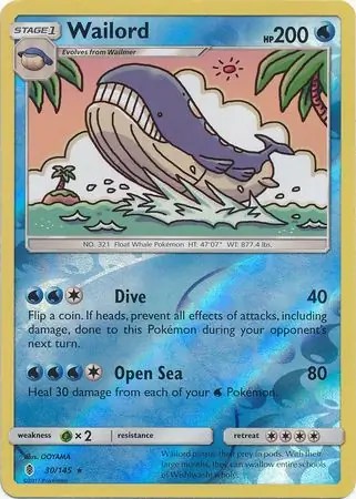 Wailord Reverse Holo 30