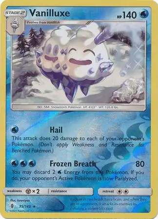 Vanilluxe Reverse Holo 35 Normal