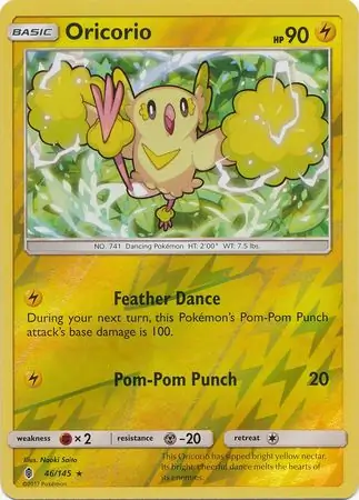 Oricorio Reverse Holo 46 Normal
