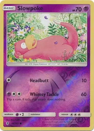 Slowpoke Reverse Holo 48