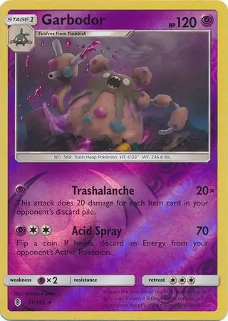 Garbodor Reverse Holo 51 Normal