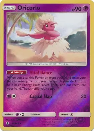 Oricorio Reverse Holo 55 Normal