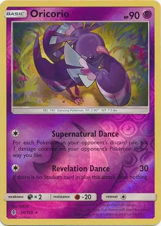 Oricorio Reverse Holo 56 Normal