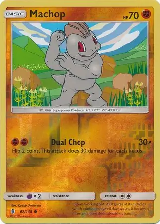 Machop Reverse Holo 62 Normal