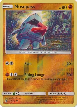 Nosepass Reverse Holo 69 Normal