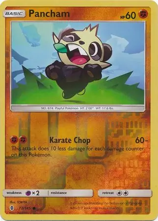 Pancham Reverse Holo 72 Normal