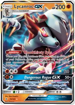 Lycanroc GX 74 Normal