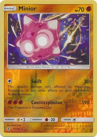 Minior Reverse Holo 77 Normal