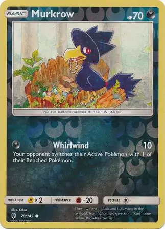 Murkrow Reverse Holo 78