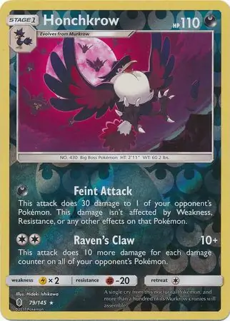 Honchkrow Reverse Holo 79 Normal