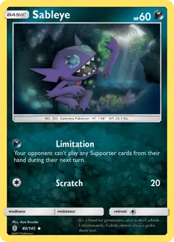 Sableye 80 Normal