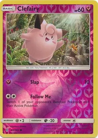 Clefairy Reverse Holo 88 Normal