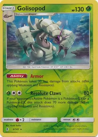 Golisopod Reverse Holo 9 Normal